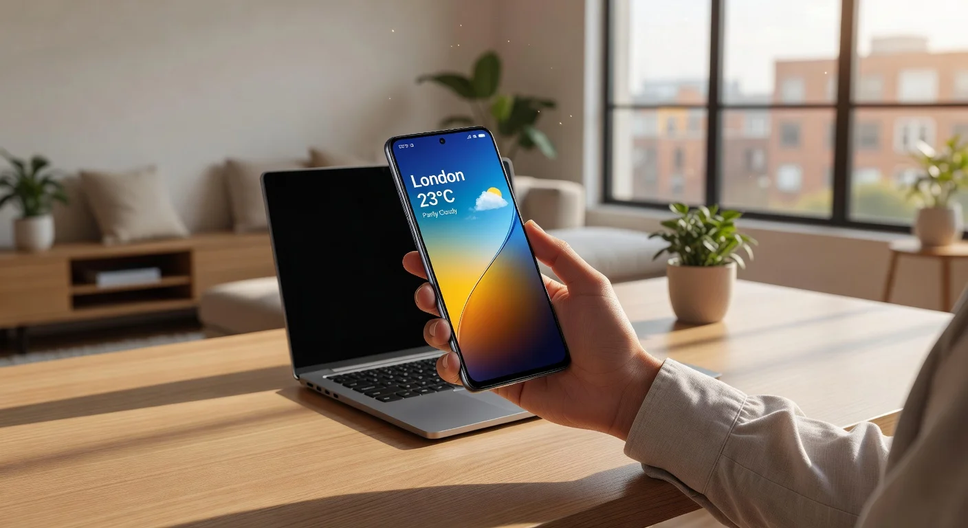 Poco F7 - in-use shot Poco F7 - in-use shot