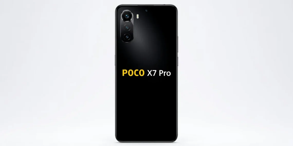 Poco X7 Pro - front design view