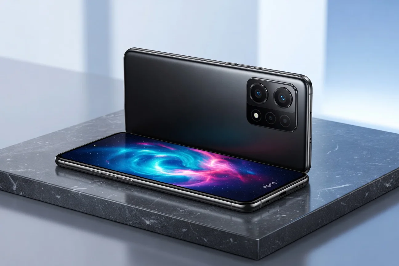 Poco X7 Pro - side profile