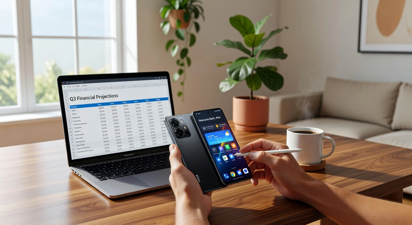 Poco X7 Pro - in-use shot