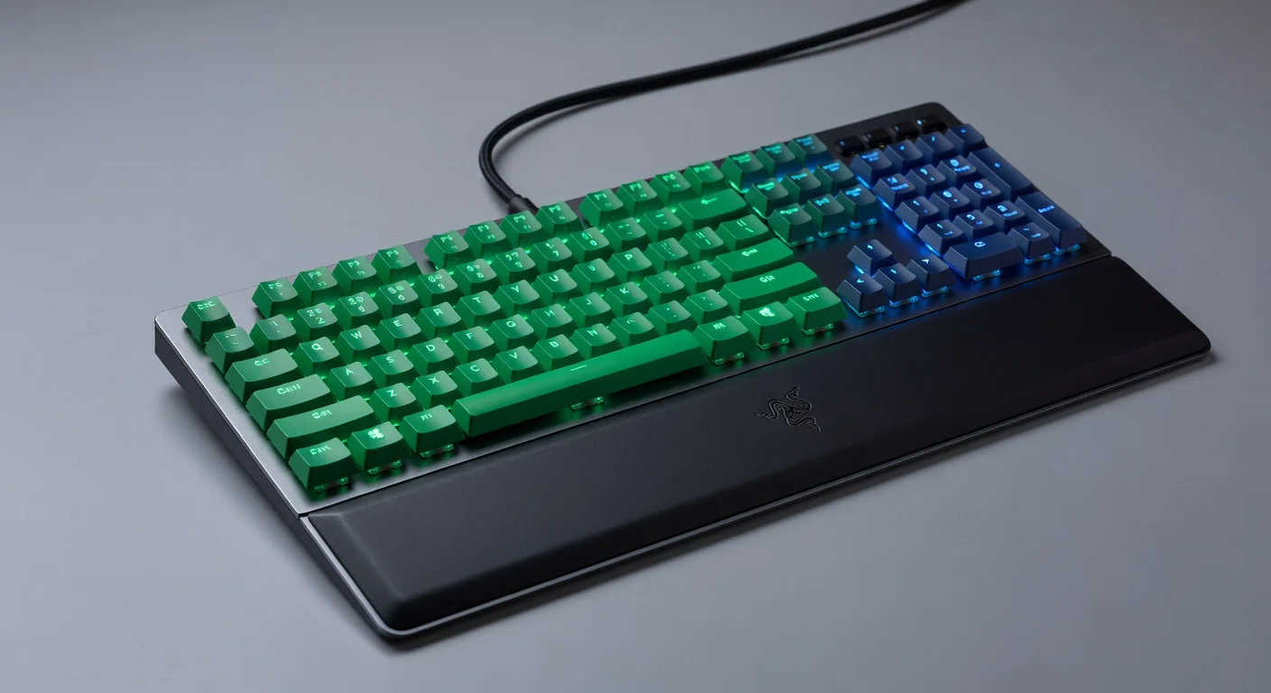 Razer BlackWidow V4 Pro - detail closeup