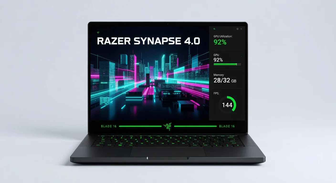 Razer Blade 16 (2026 Edition) - front design view Razer Blade 16 (2026 Edition) - front design view