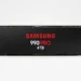 Samsung 990 PRO 4TB NVMe SSD - front design view