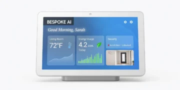 Samsung Bespoke AI Home Hub - front design view