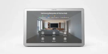 Samsung Bespoke AI Home Hub - front design view