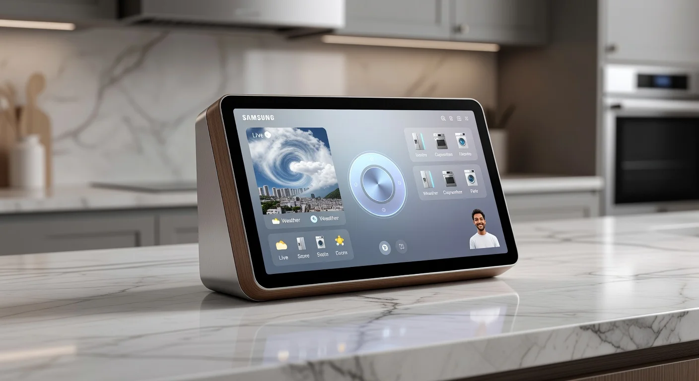 Samsung Bespoke AI Home Hub - side profile