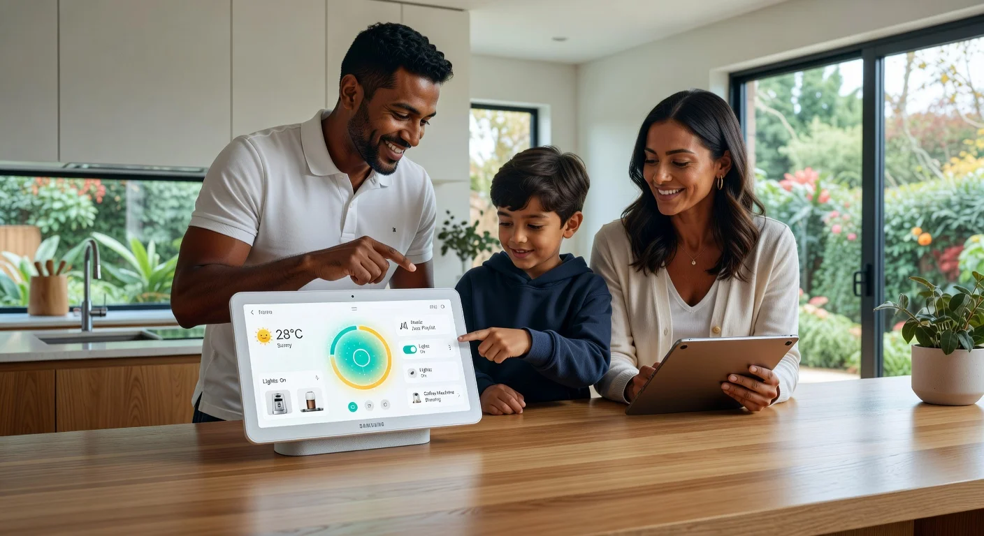 Samsung Bespoke AI Home Hub - in-use shot