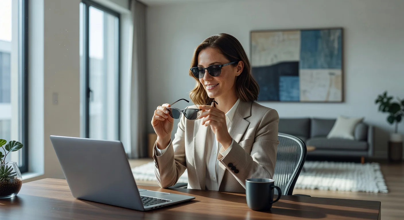 Samsung Galaxy Glasses - in-use shot