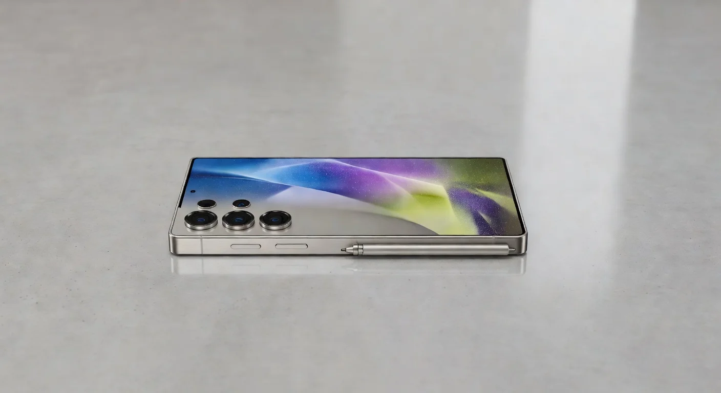 Samsung Galaxy S26 Ultra - side profile Samsung Galaxy S26 Ultra - side profile