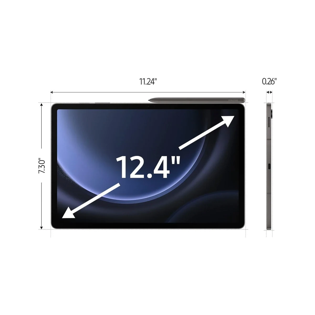 Samsung Galaxy Tab S9 FE+ — Amazon gallery image 3