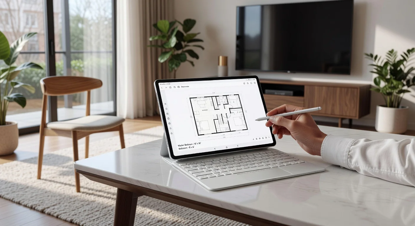 Samsung Galaxy Tab S9 FE - in-use shot Samsung Galaxy Tab S9 FE - in-use shot