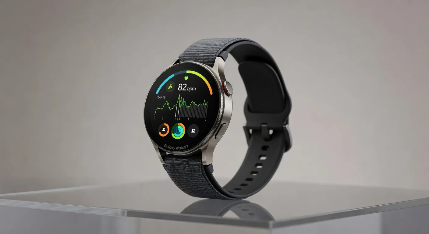 Samsung Galaxy Watch 7 - detail closeup Samsung Galaxy Watch 7 - detail closeup