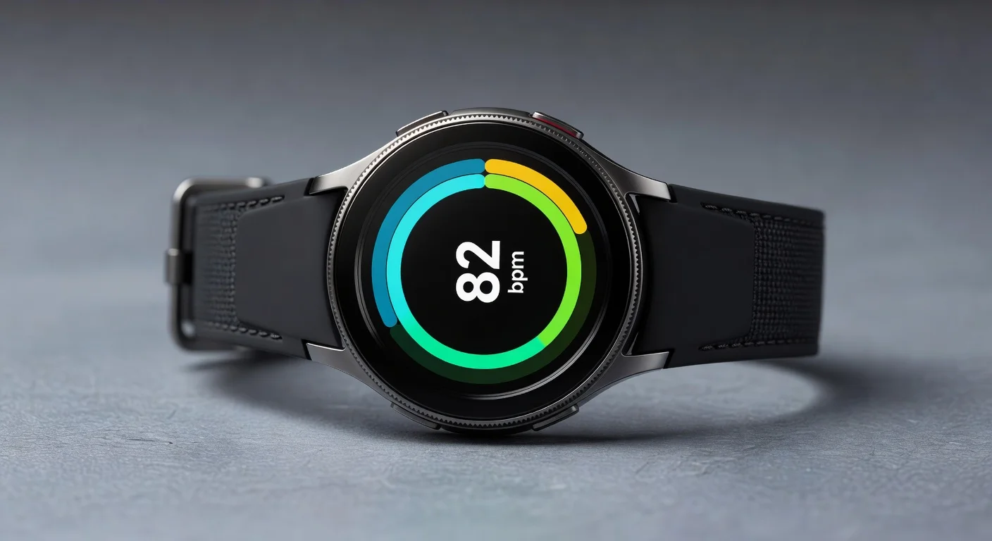 Samsung Galaxy Watch 8 - detail closeup Samsung Galaxy Watch 8 - detail closeup