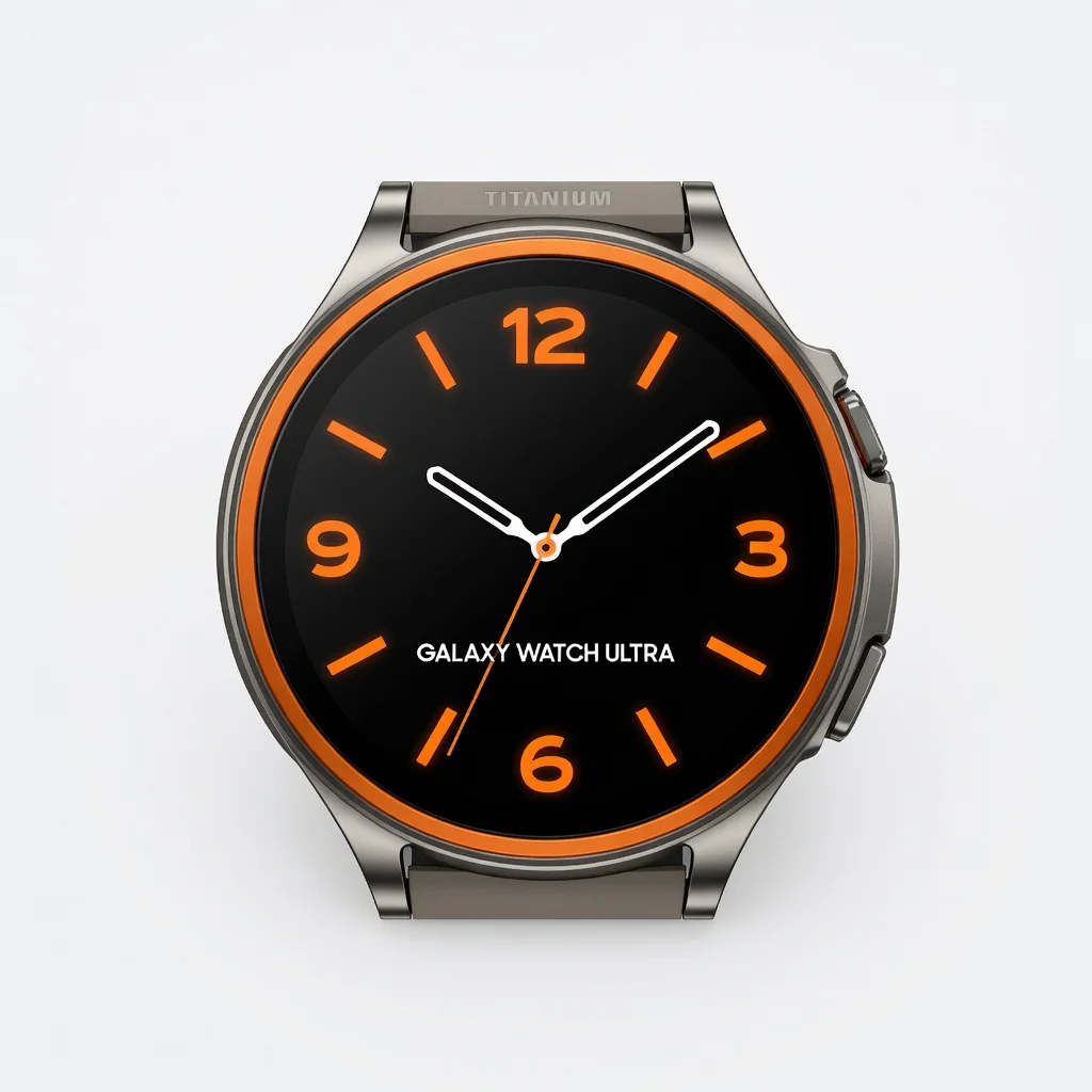 Samsung Galaxy Watch Ultra - front design view Samsung Galaxy Watch Ultra - front design view