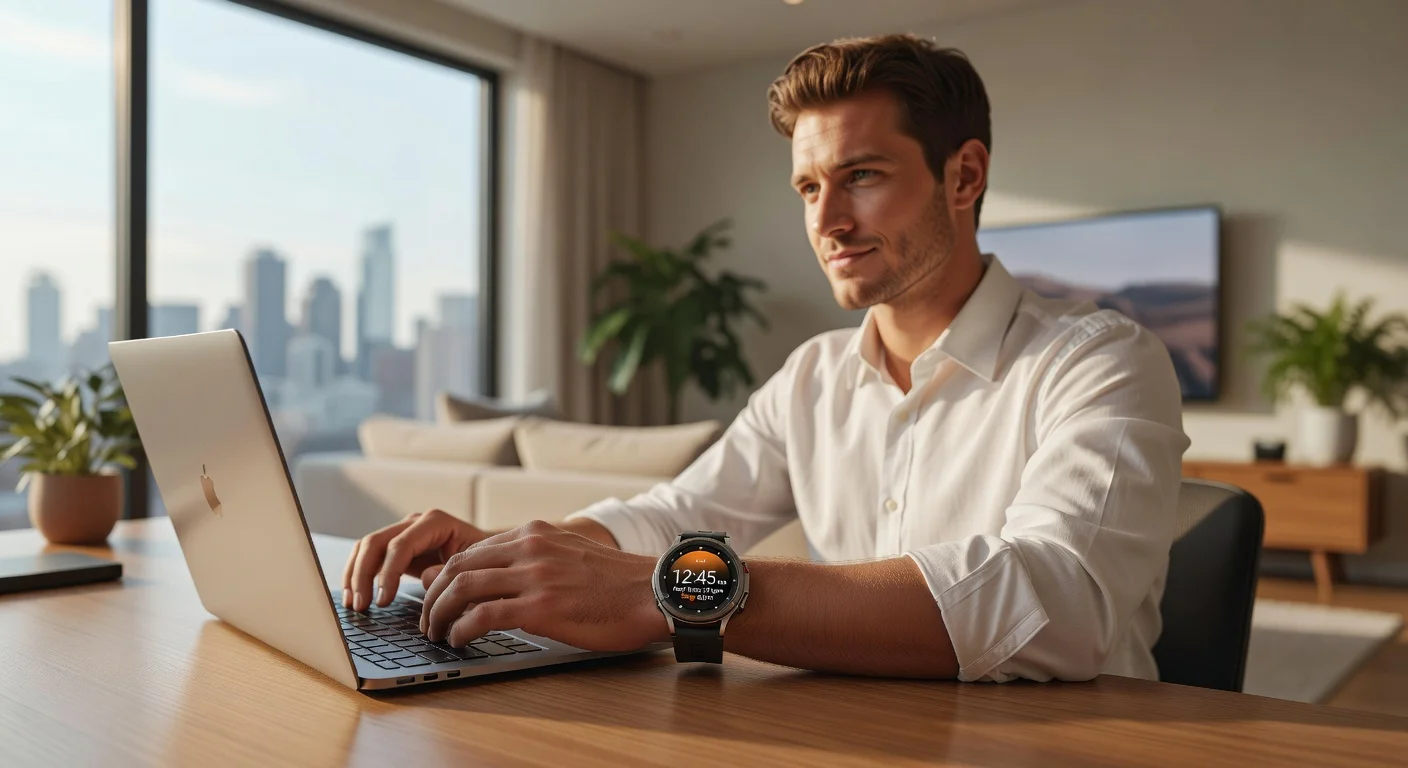 Samsung Galaxy Watch Ultra - in-use shot Samsung Galaxy Watch Ultra - in-use shot