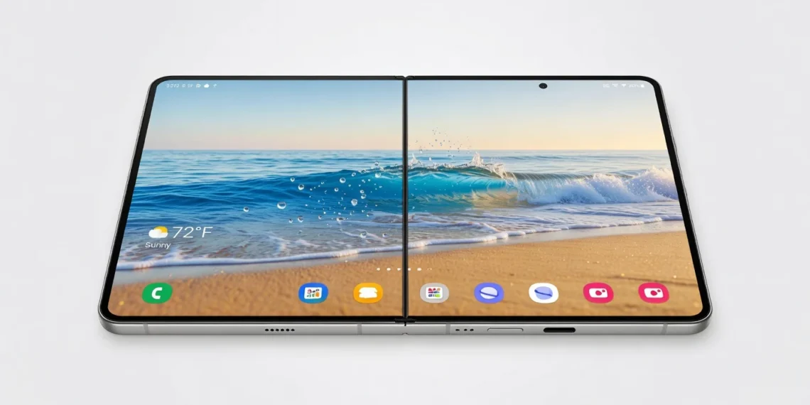 Samsung Galaxy Z Fold 8 - front design view