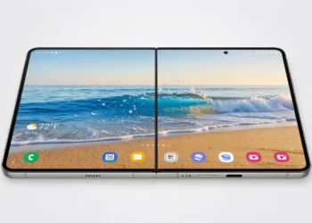 Samsung Galaxy Z Fold 8 - front design view