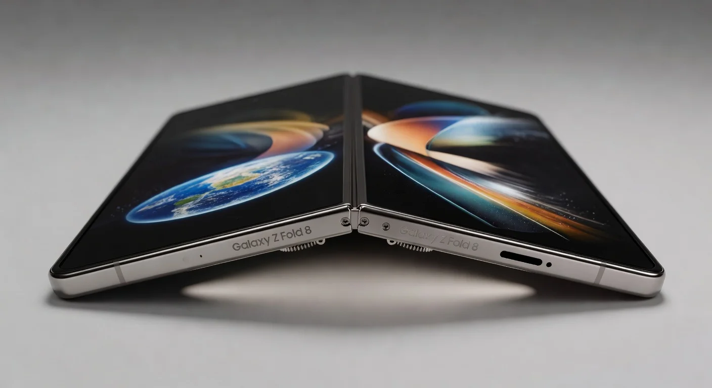 Samsung Galaxy Z Fold 8 - detail closeup