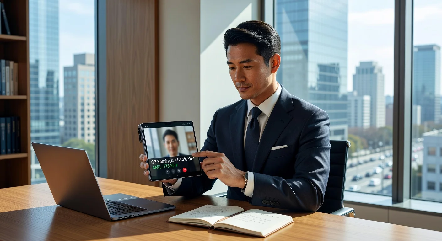 Samsung Galaxy Z Fold 8 - in-use shot