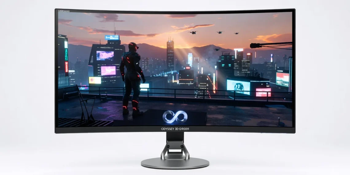 Samsung Odyssey 3D (G90XH) - front design view