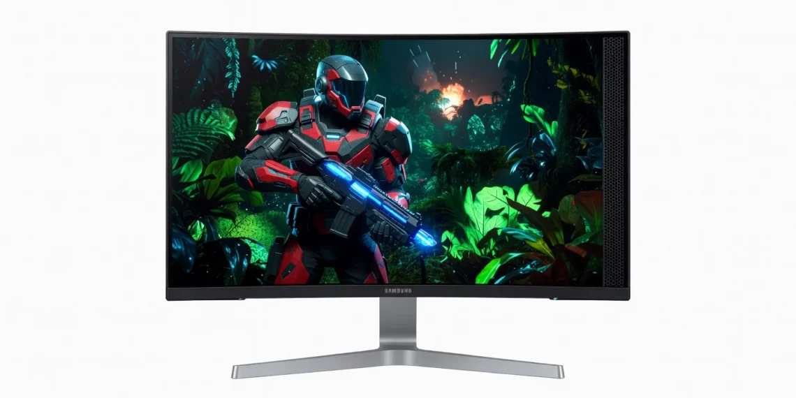 Samsung Odyssey G60H - front design view