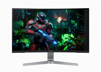 Samsung Odyssey G60H - front design view