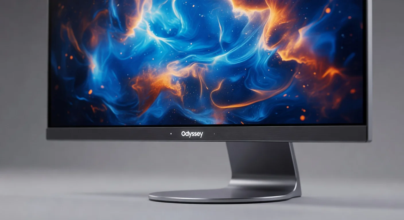 Samsung Odyssey G60H - detail closeup