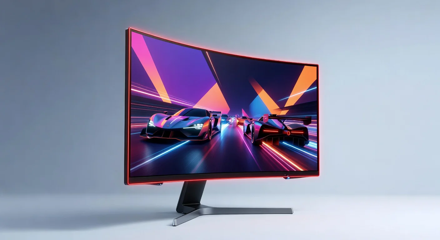 Samsung Odyssey G90XH - side profile