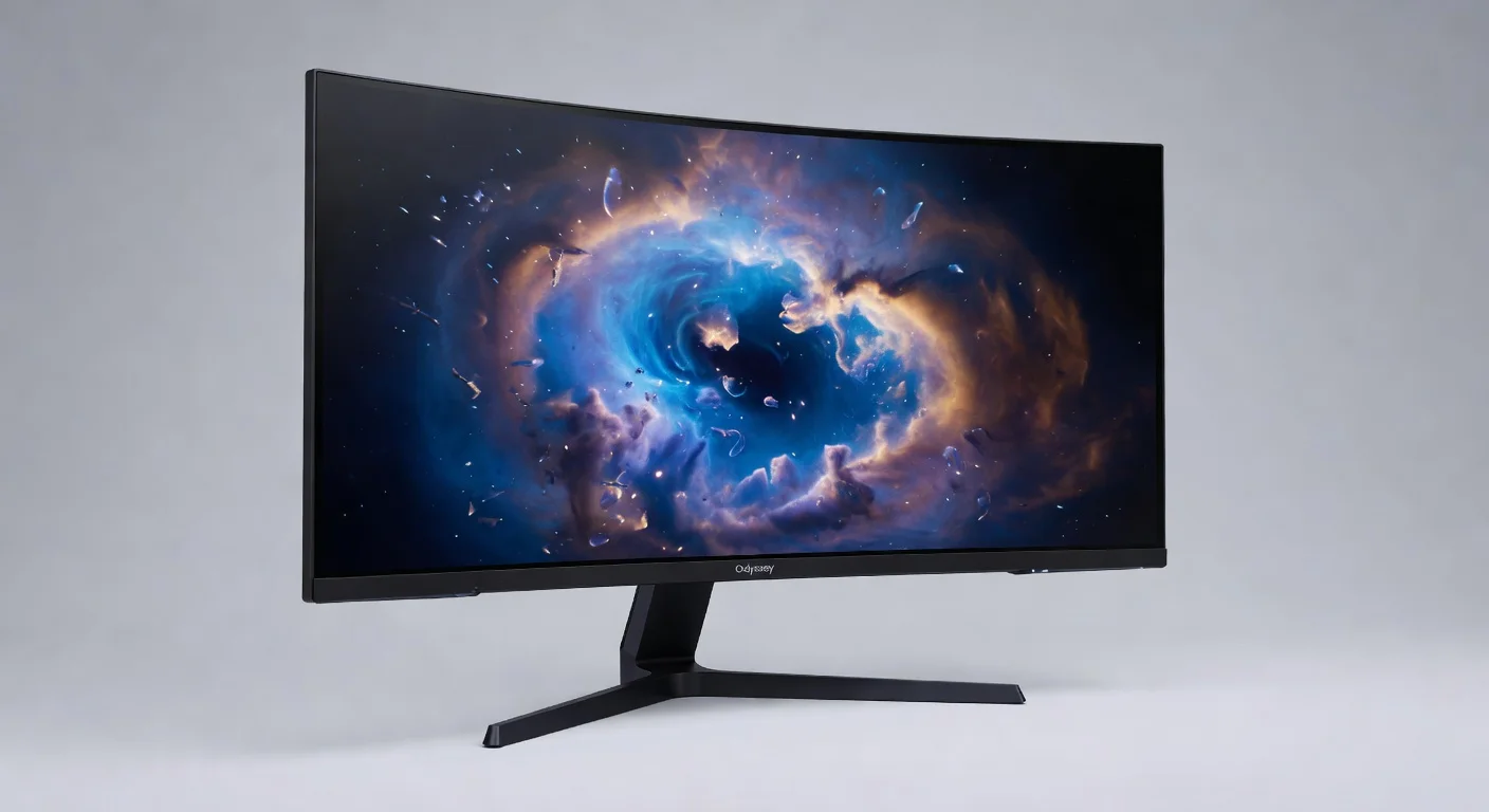 Samsung Odyssey Neo G7 - side profile