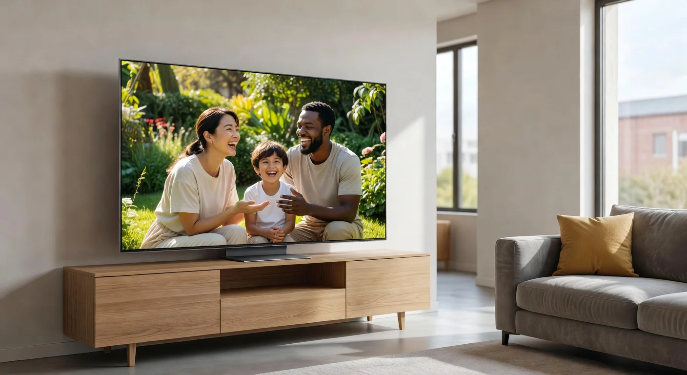 Samsung QN95D Neo QLED 8K TV - in-use shot