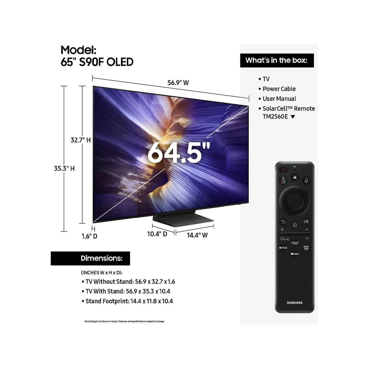 Samsung S90F OLED — Amazon gallery image 1