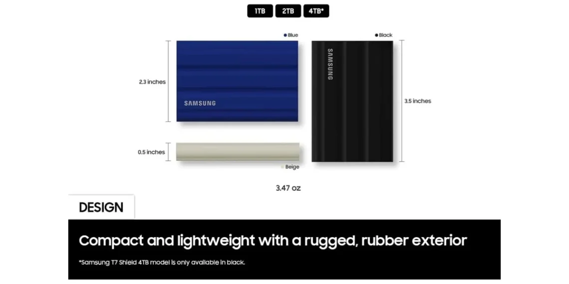 Samsung T7 Shield — official Amazon product image