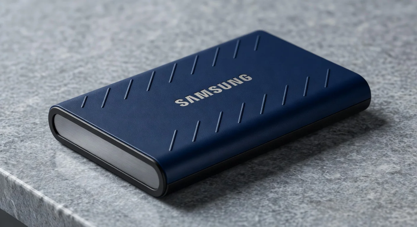 Samsung T9 Portable SSD - side profile