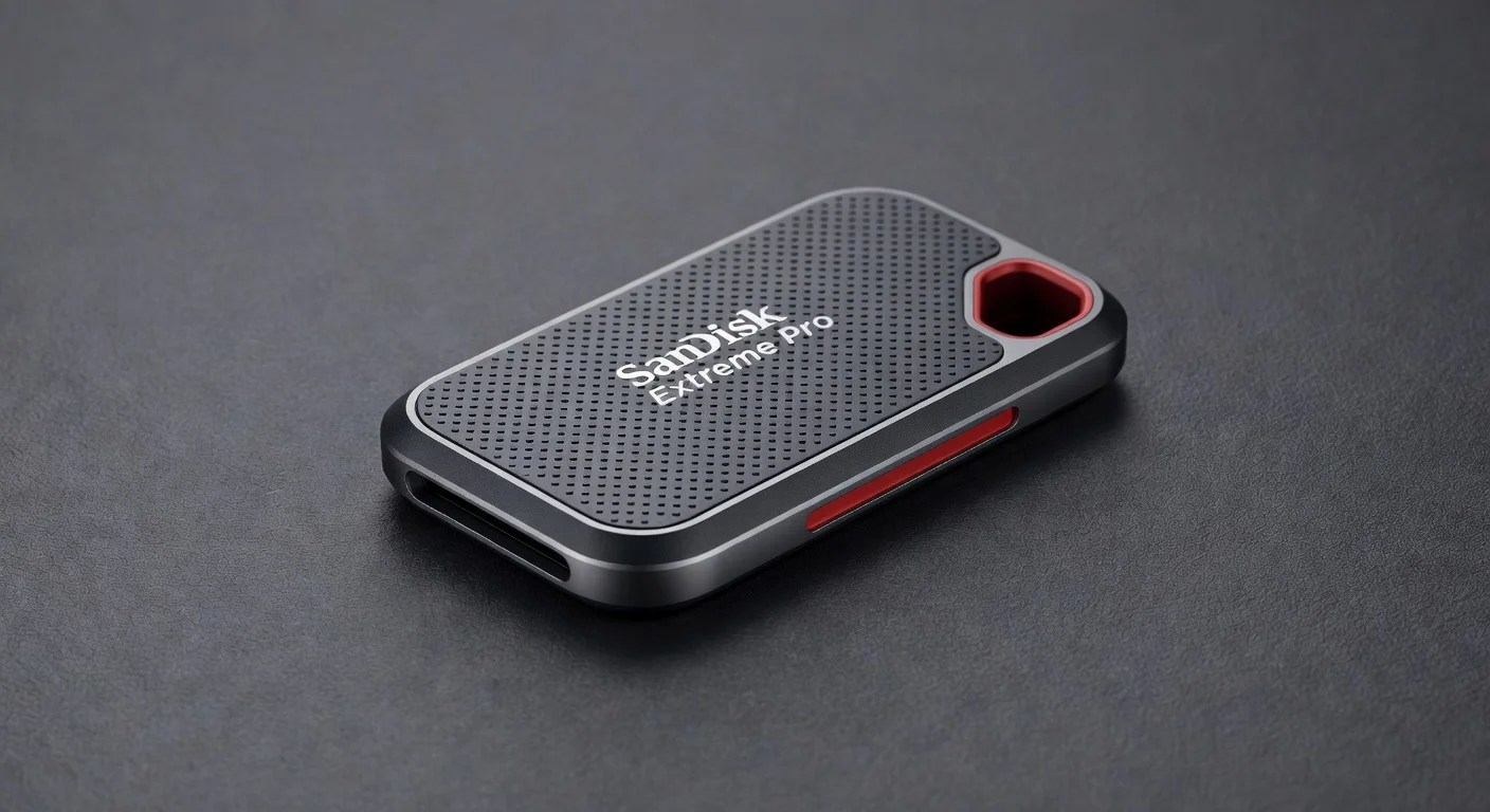 SanDisk Extreme Pro Portable SSD V2 - side profile