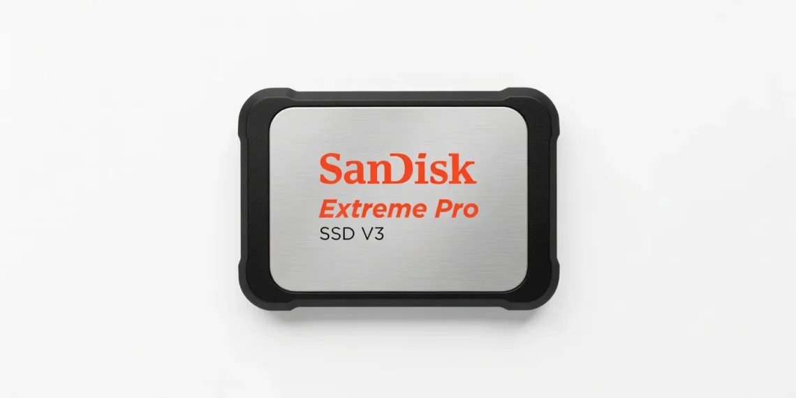 SanDisk Extreme Pro SSD V3 - front design view