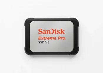SanDisk Extreme Pro SSD V3 - front design view