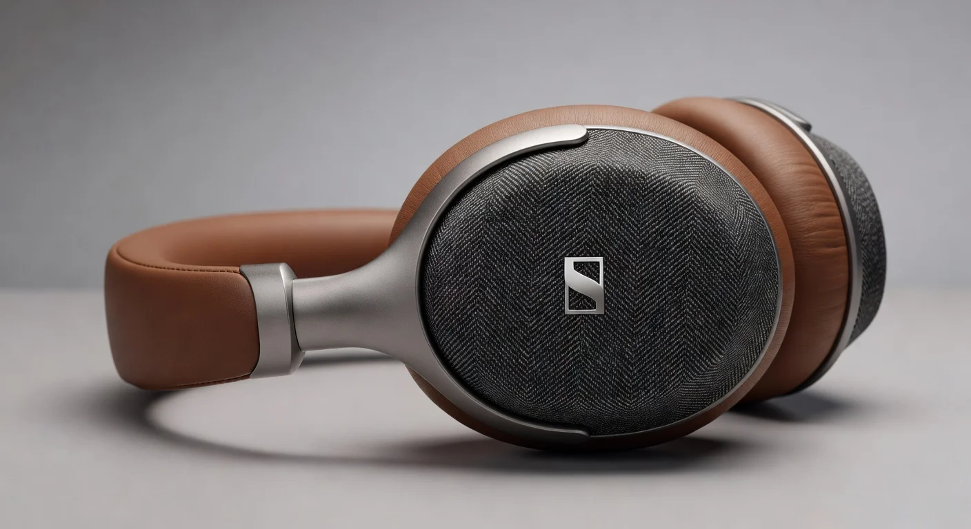 Sennheiser Momentum 5 Wireless - detail closeup Sennheiser Momentum 5 Wireless - detail closeup