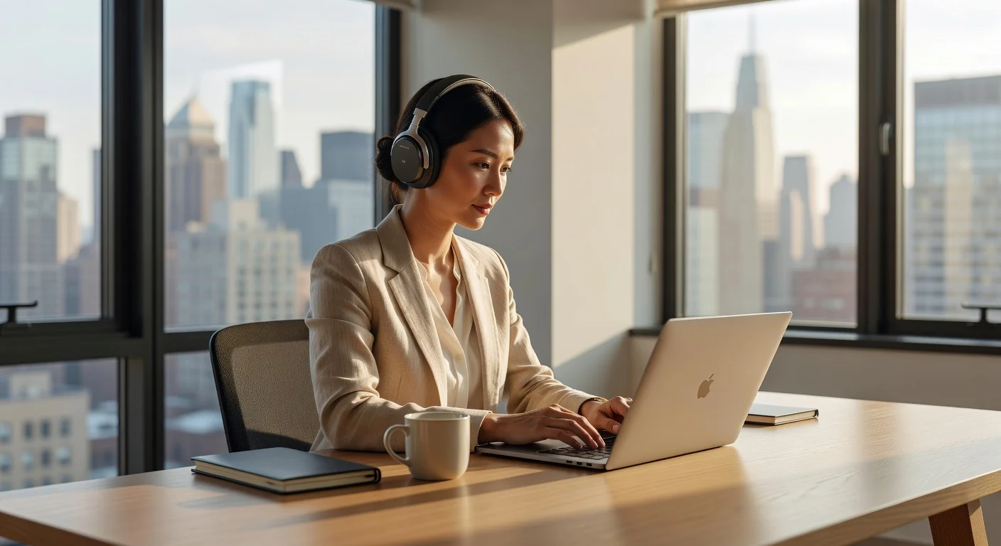 Sennheiser Momentum 5 Wireless - in-use shot