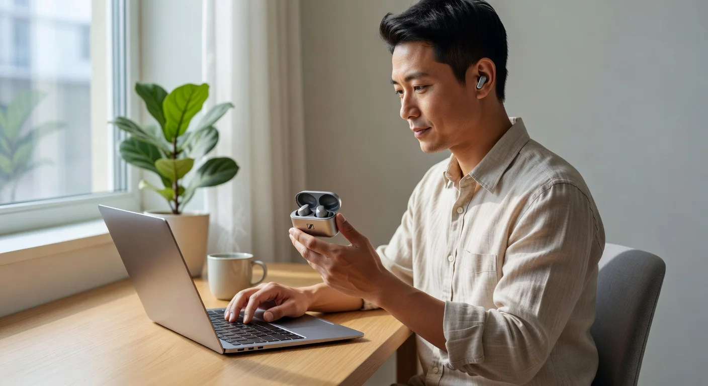 Sennheiser Momentum True Wireless 5 - in-use shot