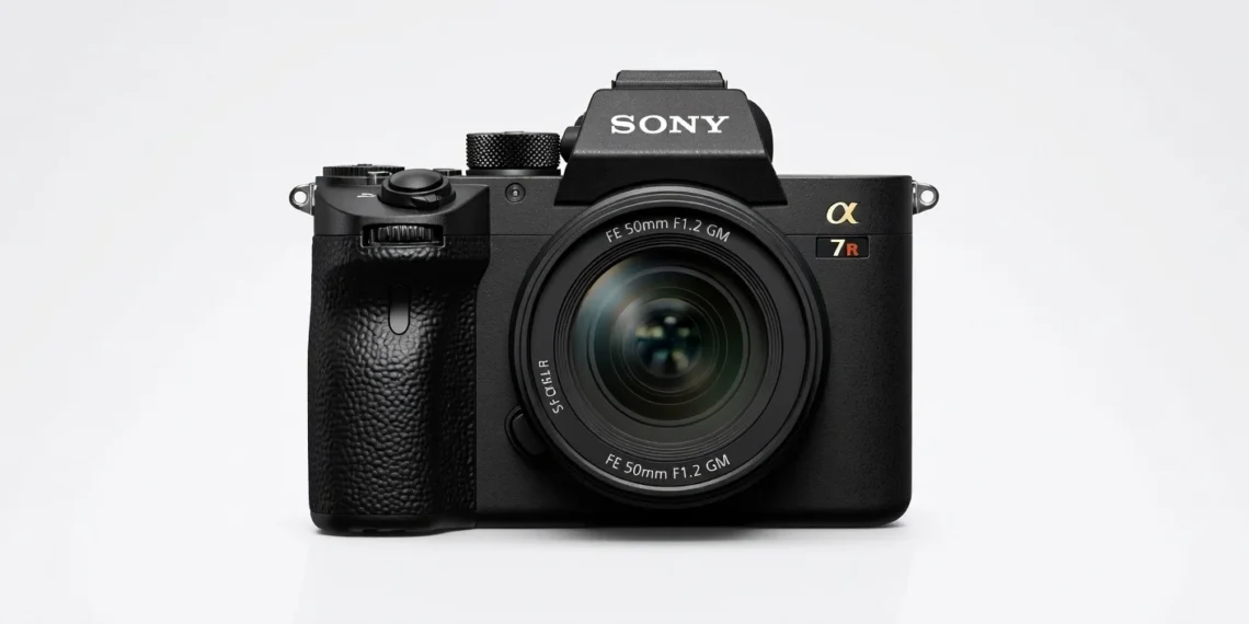 Sony A7R VI - front design view