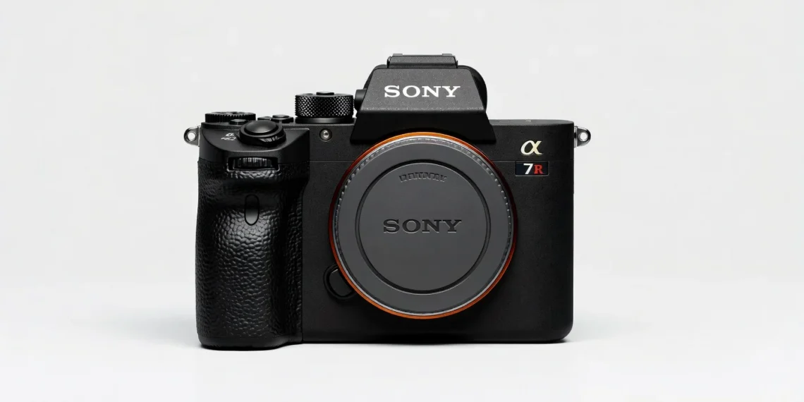 Sony Alpha 7R V - front design view