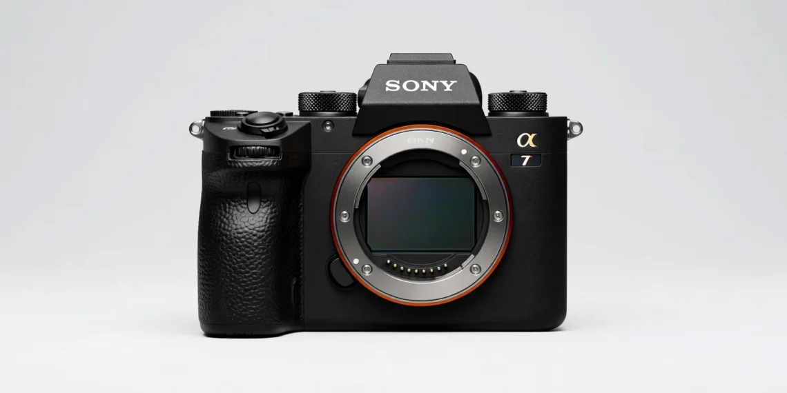 Sony Alpha A7 V - front design view
