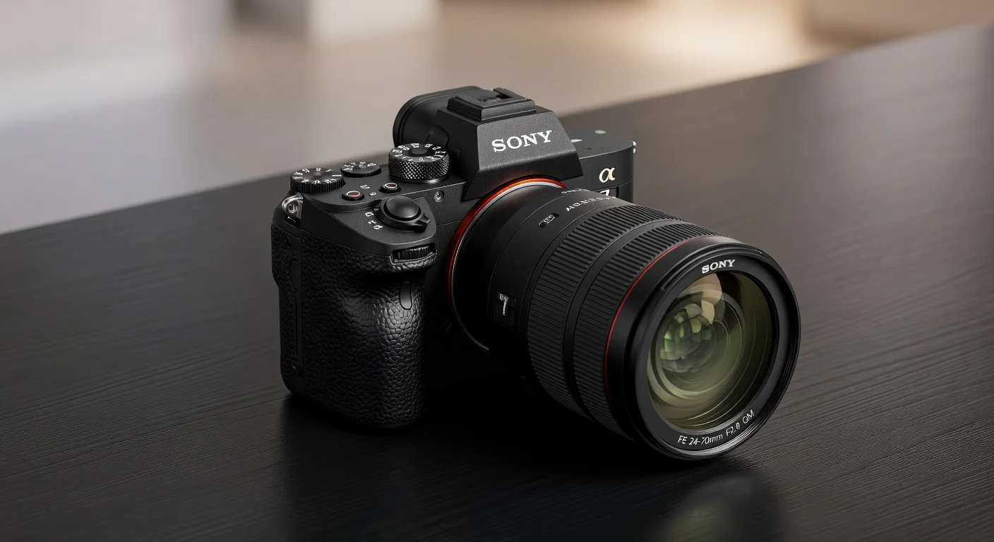 Sony Alpha A7 V - side profile Sony Alpha A7 V - side profile