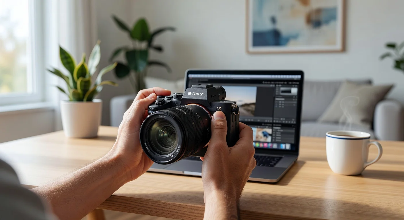 Sony Alpha A7 V - in-use shot Sony Alpha A7 V - in-use shot