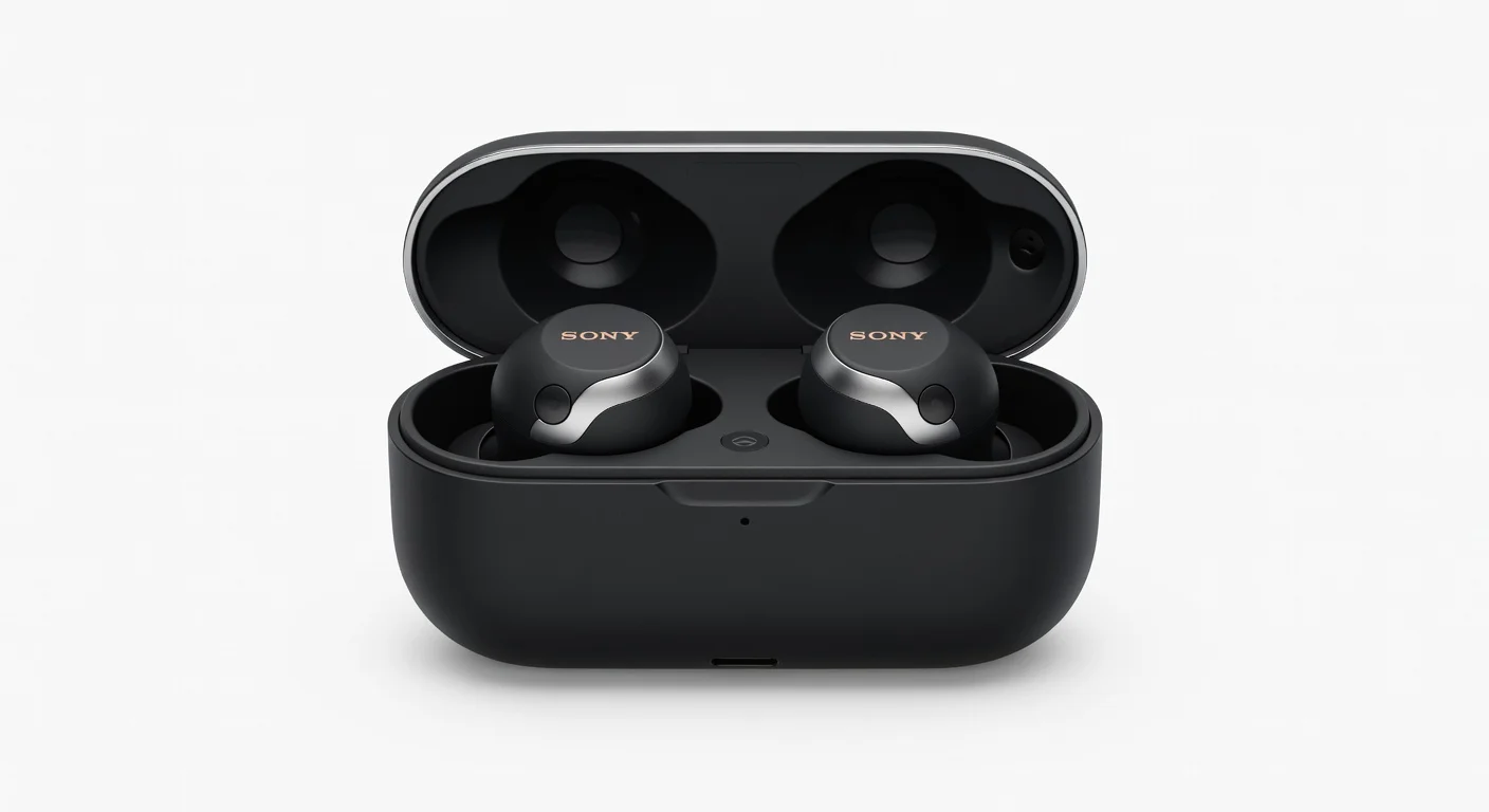 Sony WF-1000XM6 - front design view Sony WF-1000XM6 - front design view