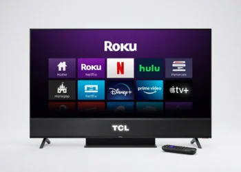 TCL 6-Series QLED Roku TV (R655) - front design view