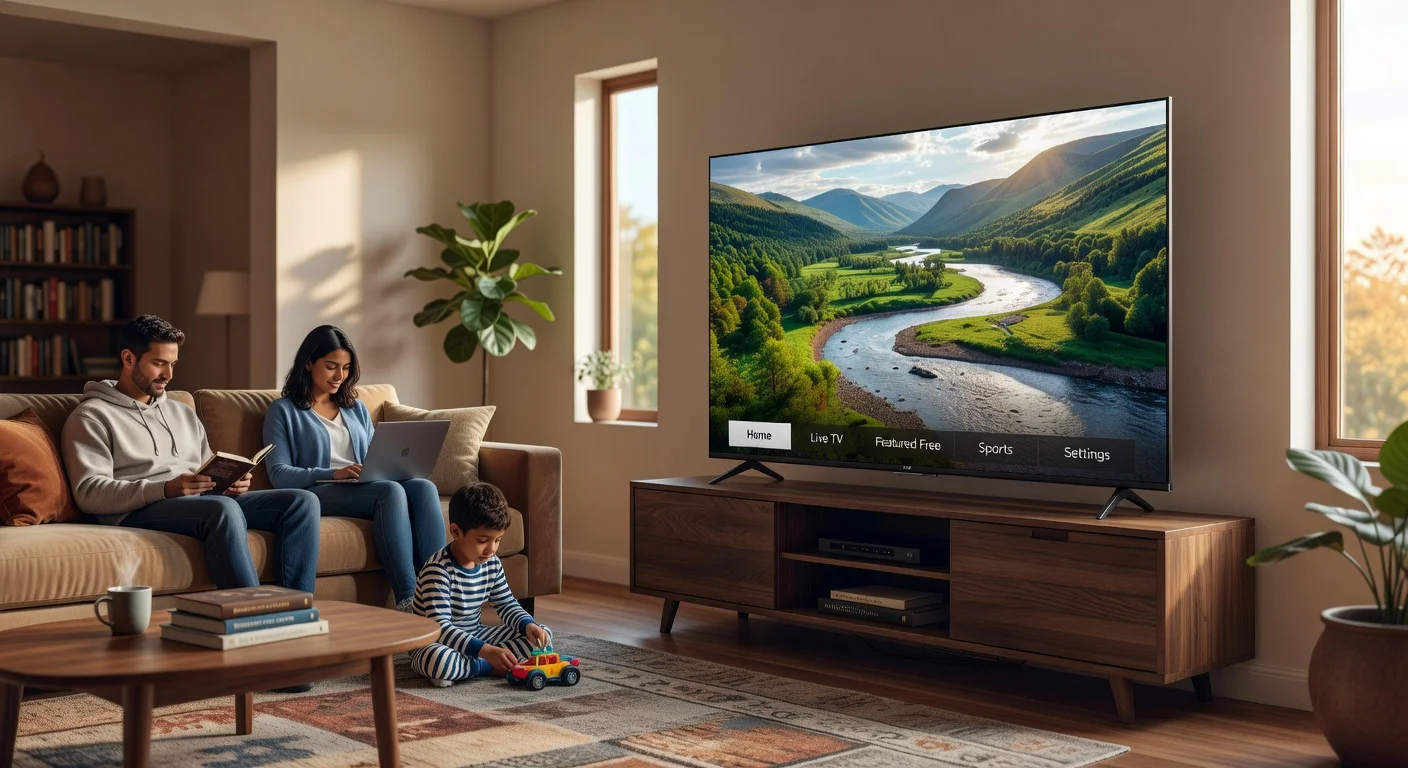 TCL 6-Series QLED Roku TV (R655) - in-use shot