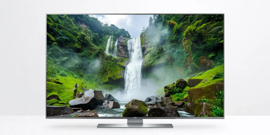 TCL QM9 Mini-LED 8K TV - front design view