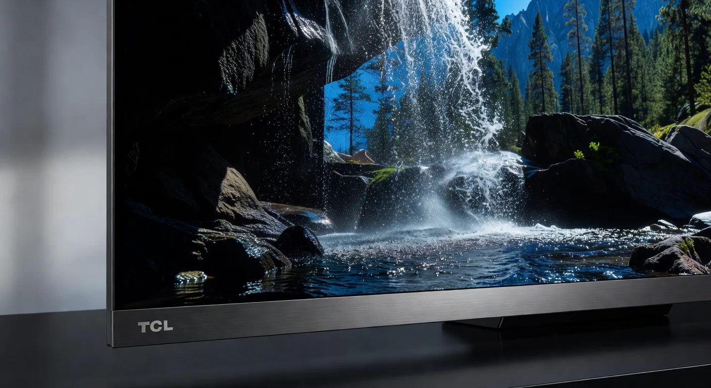 TCL QM9 Mini-LED 8K TV - detail closeup