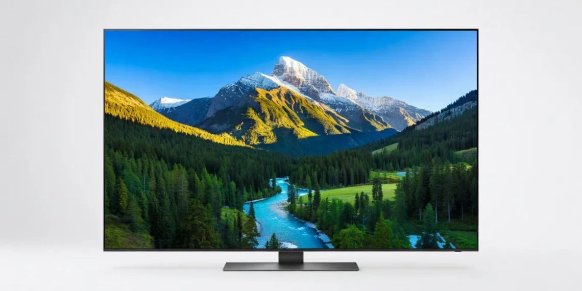 TCL QM9 QLED 8K TV - front design view